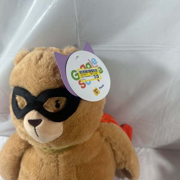 12” Superhero Bear Stuffed Animal New - Picture 2 of 3